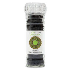 Organic Black Peppercorns 100ml (Grinder)