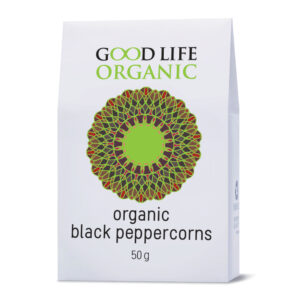 Organic Black Peppercorns 60g